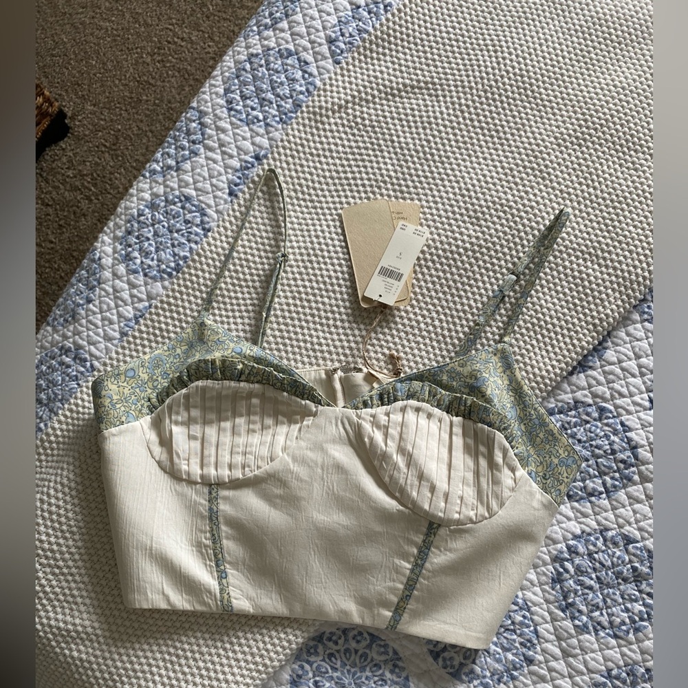 Anthropology crop top NWT